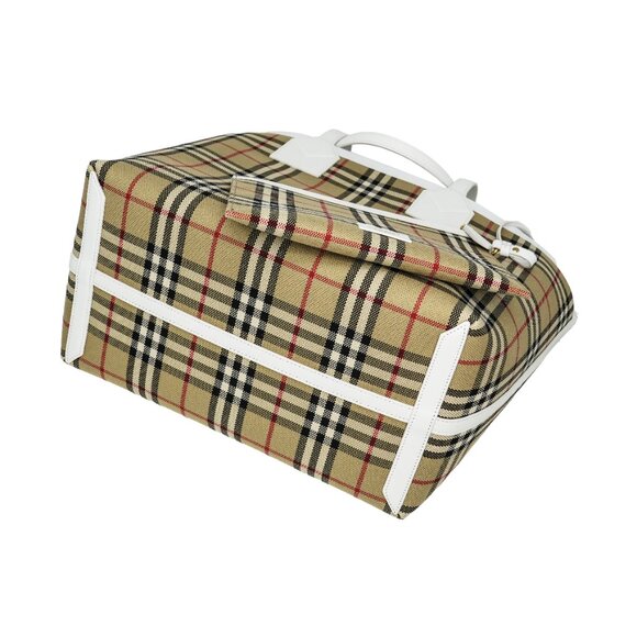 Burberry Medium London House Check Tote Bag With Pouch - Picture 4 of 10